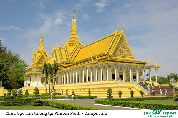 Chùa bạc linh thiêng tại Phnom Penh - Campuchia